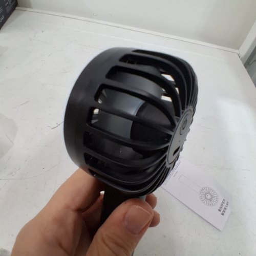 MINI HANDHELD 3-SPEED COMPACT FAN - BLACK (MODEL: M30) image 2