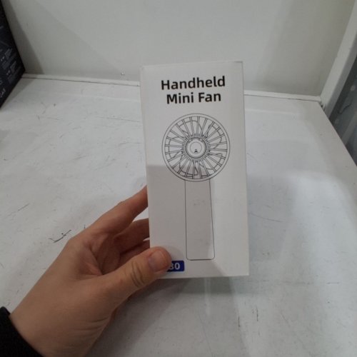 MINI HANDHELD 3-SPEED COMPACT FAN - BLACK (MODEL: M30) image 4