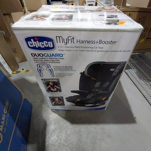 CHICCO MYFIT HARNESS & BOOSTER CAR SEAT WITH DUO GUARD PROTECITON - FOR KIDS 25 TO 65LBS - BLACK (MODEL: 7986313) image 6