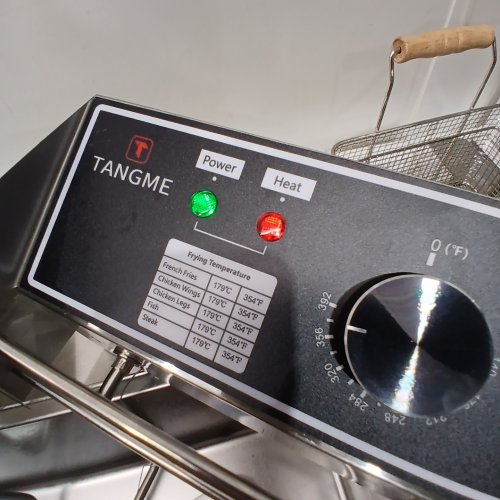 TANGME COMMERCIAL TRIPLE BASKET DEEP FRYER - 23 QT - GREY / BLACK (MODEL: 83) image 2