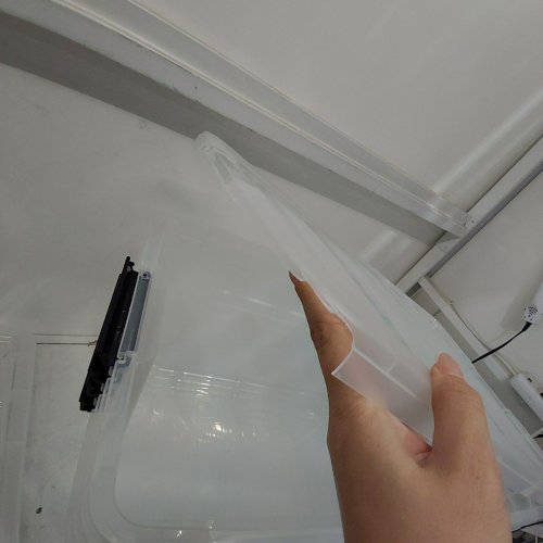 4PK IRIS STACK & PULL MULTI-PURPOSE STORAGE BINS/BOX - 72QT/EACH - CLEAR (MODEL: TB-62) image 3