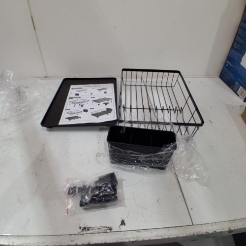 DISH DRYING RACK- BLACK image 2