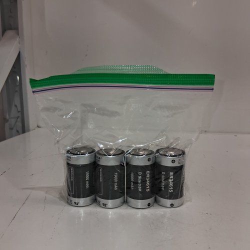 4PK TITUS LITHIUM BATTERIES - D SIZE, 3.6 V, 19000 MAH (MODEL: ER34615) image 5