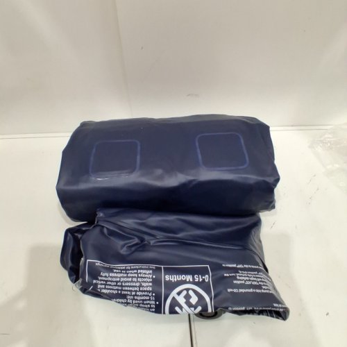 INTEX DURABEAM STANDARD DOWNY AIR MATTRESS WITH BUILT IN PUMP - 10" - FULL - BLUE/GREY image 4
