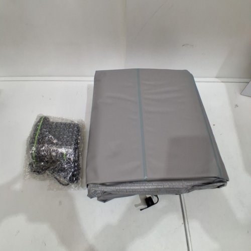 INTEX DURA-BEAM STANDARD AIR MATTRESS WITH BATTERY PUMP - 10" QUEEN - GREEN/GREY (MODEL: 64779CA) image 2