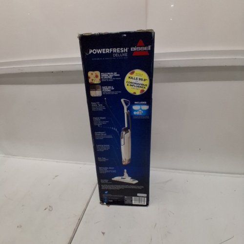BISSELL POWER FRESH DELUXE STEAM MOP WITH SPOTBOOST SCRUB - 25FT CORD/1500W - WHITE (MODEL: 1806C) image 6