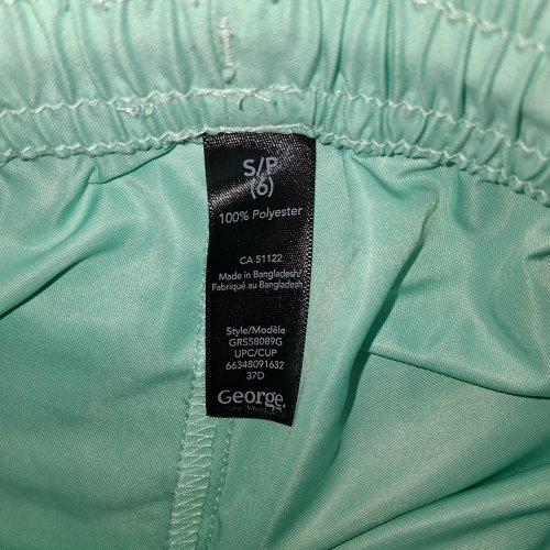 GIRLS' GEORGE SHORTS - S/P (6) - TURQUOISE (STYLE: GRS58089G) image 3