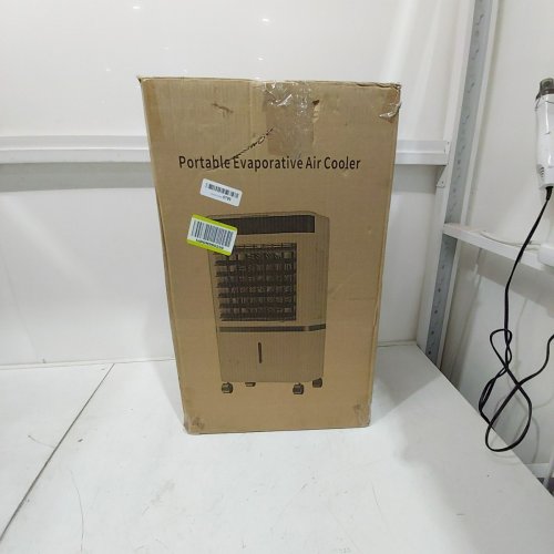 PORTABLE EVAPORATIVE AIR CONDITIONER WITH REMOTE & 4 ICE PACKS - 4GAL - UP TO 250SQ.FT - 3 SPEEDS - WHITE (MODEL: YYLF) image 5