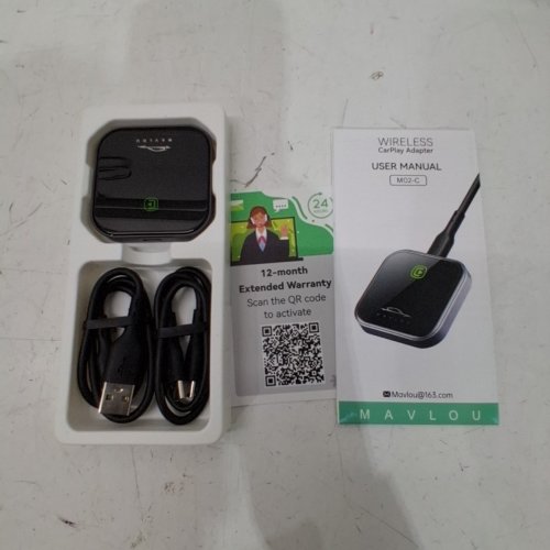 MAVLOU WIRELESS CARPLAY ADAPTER - BLACK (MODEL: M02-C) image 3