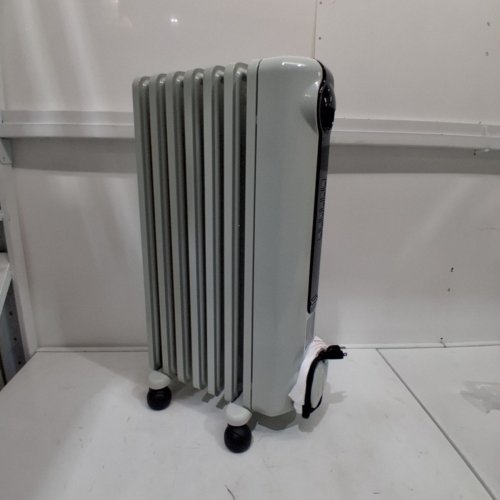 DELONGHI RADIAS OIL FILLED RADIATOR, ECO DIGITAL FULL ROOM RADIANT ELECTRIC SPACE HEATER - LIGHT GREY (MODEL:TRRS0715ECA) image 3