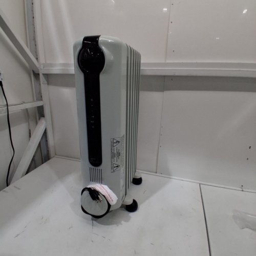 DELONGHI RADIAS OIL FILLED RADIATOR, ECO DIGITAL FULL ROOM RADIANT ELECTRIC SPACE HEATER - LIGHT GREY (MODEL:TRRS0715ECA) image 4