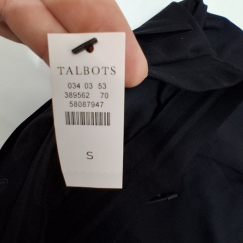 WOMEN'S TALBOTS BALANCE DRAWSTRING WIDE-LEG PANTS - SMALL - BLACK image 3