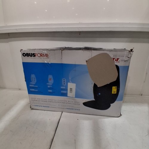 OBUSFORME DEEP KNEADING SHIATSU BACK MASSAGER WITH HEAT - BLACK (MODEL: SM-SMC-05) image 5