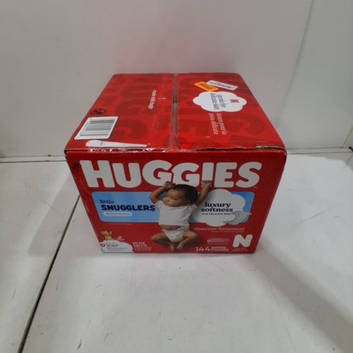 144PK HUGGIES DISNEY BABY LITTLE SNUGGLERS BABY DIAPERS - SIZE NEWBORN (UP TO 10LB) - DISNEY WINNIE THE POOH (MODEL: 55737-N) image 2