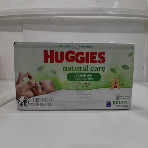 6PK HUGGIES NATURAL CARE SENSITIVE SKIN BABY WIPES (TOTAL 1008 WIPES) image 3