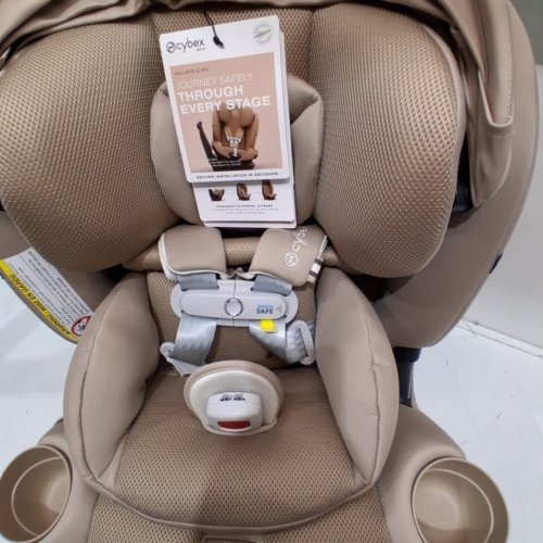 CYBEX GOLD CALLISTO G 360 ROTATING ALL-IN-ONE CONVERTIBLE CAR SEAT WITH SAFETY ASSURE PROTECTION SYSTEM - 120LBS MAX - ALMOND BEIGE (MODEL: 524000601) image 4