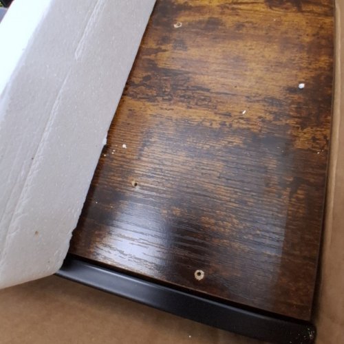 IMHOME ELECTRIC STANDING DESK - 47" X 24", HEIGHT ADJUSTABLE - DARK BROWN image 4