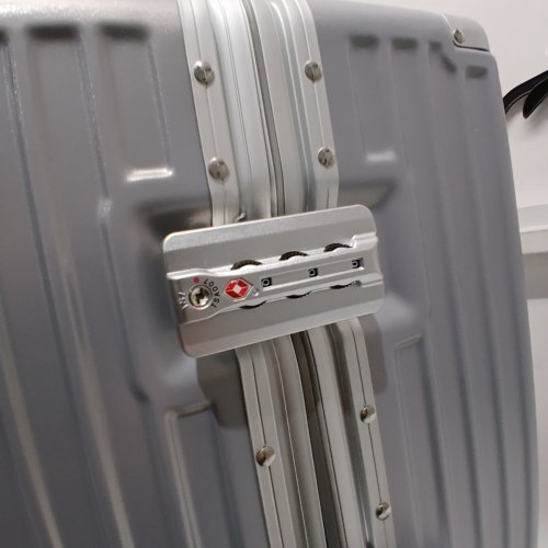 ANYZIP CARRY-ON HARD-SHELL LUGGAGE SUITCASE - 22" - GREY image 5