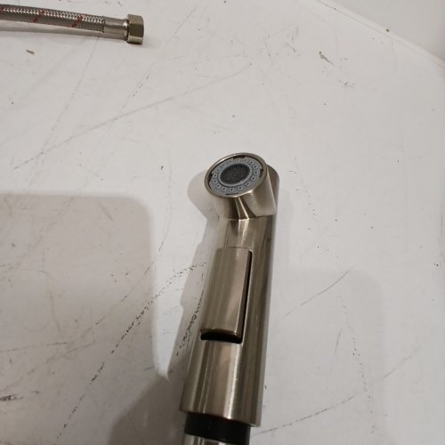 HURRAN KITCHEN SINK TAPS WITH PULL OUT SPRAY - BRUSHED NICKLE image 3