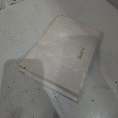 2PC ONKNI RECTANGULAR MAGNETIC CLOSURE SMALL POUCHES - 7" X 5" - CREAM image 4