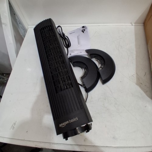 AMAZON BASICS MANUAL 3-SPEED OSCILLATING TOWER FAN - 28" - BLACK (MODEL: B09GDH3DF4) image 3