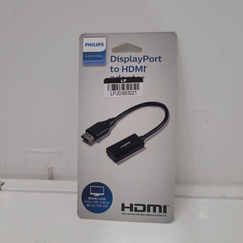 PHILIPS DISPLAYPORT TO HDMI ADAPTER - FULL HD - BLACK (MODEL: SWV9200G/27) image 3