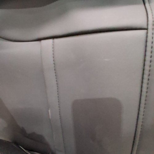 5PC COVERADO WATERPROOF UNIVERSAL FIT LEATHER SEAT COVERS - BLACK image 4