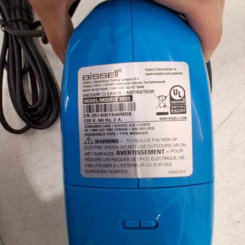 BISSELL FEATHERWEIGHT 3-IN-1 LIGHTWEIGHT CORDED STICK/HANDHELD VACUUM - BLUE (MODEL: 2033) image 5
