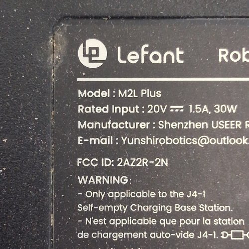 LEFANT ROBOT VACUUM AND MOP COMBO - SELF-EMPTYING, 40-DAY CAPACITY, 6000PA SUCTION - WHITE (MODEL: M2L PLUS) image 13