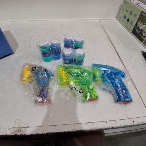 3PK JOYIN LED BUBBLE GUN KIT - ASSORTED COLORS image 2