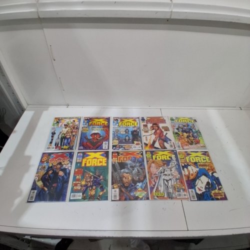10 ASSTD MARVEL COMIC BOOKS - X-FORCE #61,62,63,64,65,66,67,68,69,70 - VARIOUS AUTHORS image 2