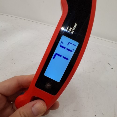 LAVATOOLS JAVELIN PRO DUO AMBIDEXTROUS BACKLIT PROFESSIONAL DIGITAL INSTANT READ THERMOMETER - RED image 2