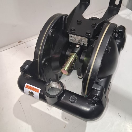 VEVOR AIR OPERATED DOUBLE DIAPHRAGM PUMP, 1" INLET OUTLET FOR CHEMICAL INDUSTRIAL USE, 35 GPM, MAX 120 PSI, BLACK, (MODEL:QBY4-25LF46) image 4