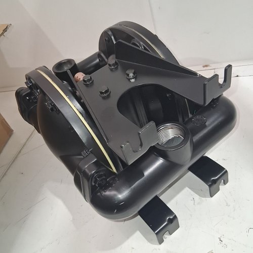 VEVOR AIR OPERATED DOUBLE DIAPHRAGM PUMP, 1" INLET OUTLET FOR CHEMICAL INDUSTRIAL USE, 35 GPM, MAX 120 PSI, BLACK, (MODEL:QBY4-25LF46) image 6
