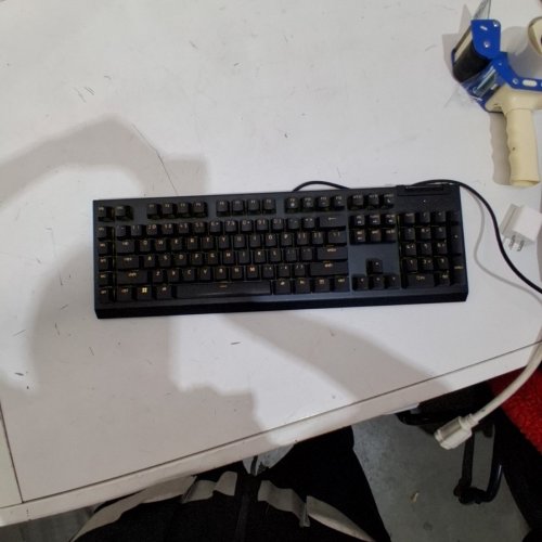RAZER BLACKWIDOW V4 X - MECHANICAL GAMING KEYBOARD WITH GREEN SWITCHES LINEAR & SILENT - 6 DEDICATED MACRO KEYS - CHROMA RGB - DOUBLESHOT ABS KEYCAPS - MEDIA CONTROLS - SOUND DAMPENING & STABILIZERS (MODEL: RZ03-0470) image 3