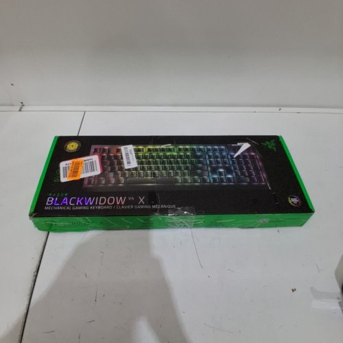 RAZER BLACKWIDOW V4 X - MECHANICAL GAMING KEYBOARD WITH GREEN SWITCHES LINEAR & SILENT - 6 DEDICATED MACRO KEYS - CHROMA RGB - DOUBLESHOT ABS KEYCAPS - MEDIA CONTROLS - SOUND DAMPENING & STABILIZERS (MODEL: RZ03-0470) image 4