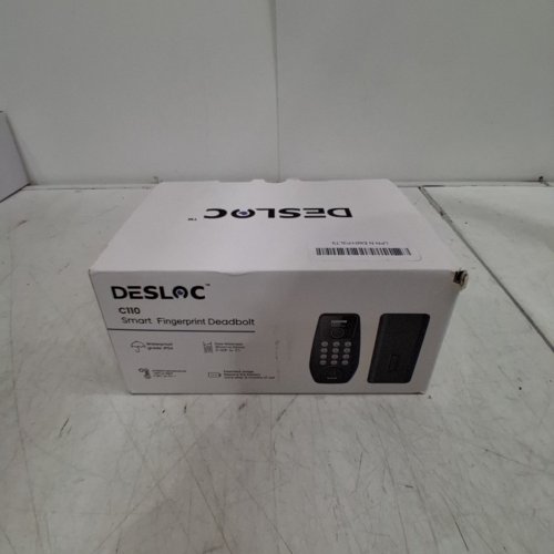 DESLOC KEYLESS ENTRY DOOR LOCK FINGERPRINT KEYPAD DEADBOLT SMART SCREEN AUTO LOCK IP54 – BLACK (MODEL: C110) image 2