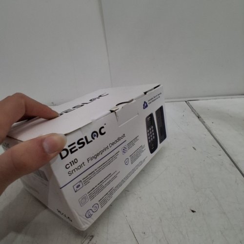 DESLOC KEYLESS ENTRY DOOR LOCK FINGERPRINT KEYPAD DEADBOLT SMART SCREEN AUTO LOCK IP54 – BLACK (MODEL: C110) image 3