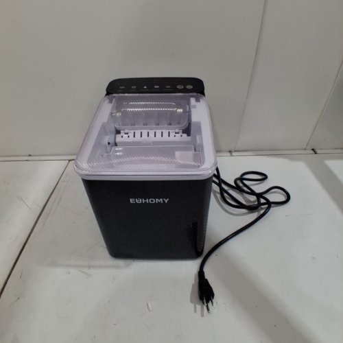 EUHOMY SELF-CLEANING BULLET COUNTERTOP ICE MAKER WITH ICE SCOOP - MAKES 27LB PER DAY - BLACK (MODEL: IM021-BBL-CAEH / IMB1008CA-UL) image 3