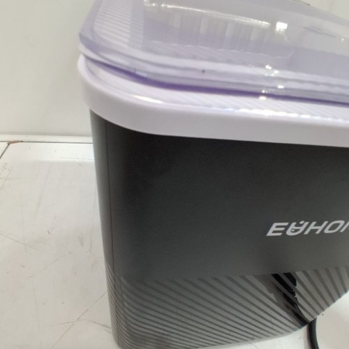 EUHOMY SELF-CLEANING BULLET COUNTERTOP ICE MAKER WITH ICE SCOOP - MAKES 27LB PER DAY - BLACK (MODEL: IM021-BBL-CAEH / IMB1008CA-UL) image 4