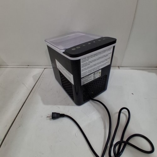 EUHOMY SELF-CLEANING BULLET COUNTERTOP ICE MAKER WITH ICE SCOOP - MAKES 27LB PER DAY - BLACK (MODEL: IM021-BBL-CAEH / IMB1008CA-UL) image 7