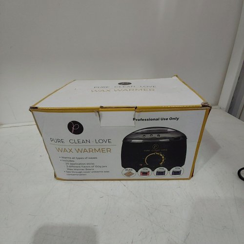 PURE CLEAN LOVE WAX WARMER WITH SCENTED WAX BEADS - BLACK image 4