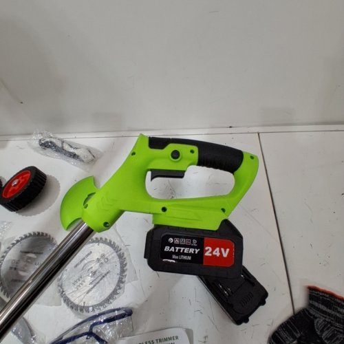 CORDLESS GRASS TRIMMER - 21V - GREEN image 2