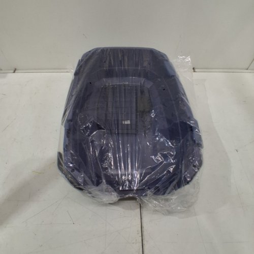 AMAZON BASICS 2-DOOR PET CARRIER - 19" X 12.6" X 10" - GREY/BLUE (MODEL: 6009-S-APL) image 4