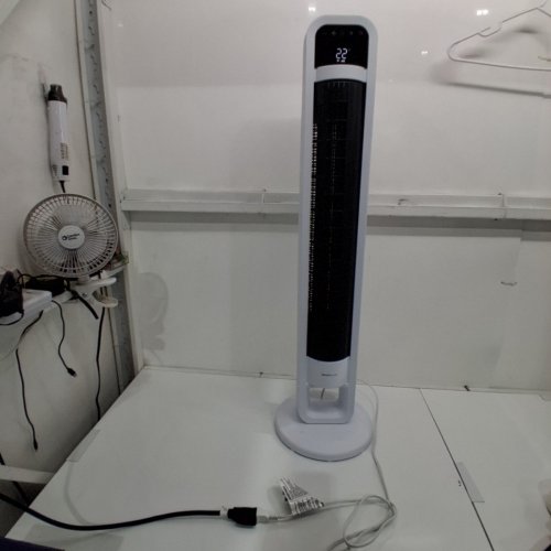 OMNIBREEZE PREMIUM 38" OSCILLATING TOWER FAN WITH WIFI CONTROL, 5-SPEEDS & REMOTE - WHITE/BLACK (MODEL: 5333021/DC2313R-G) image 3