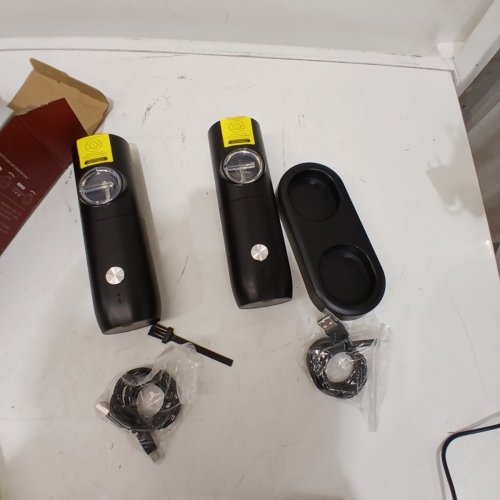 CIRCLE JOY BATTERY OPERATED ELECTRIC GRINDER SET - BLACK image 3