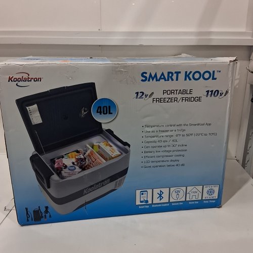 KOOLATRON 12 VOLT PORTABLE FREEZER REFRIGERATOR WITH BLUETOOTH CONTROLS 40L, 12V DC/110V, COMPRESSOR COOLING -22 TO 10°C - GREY image 7