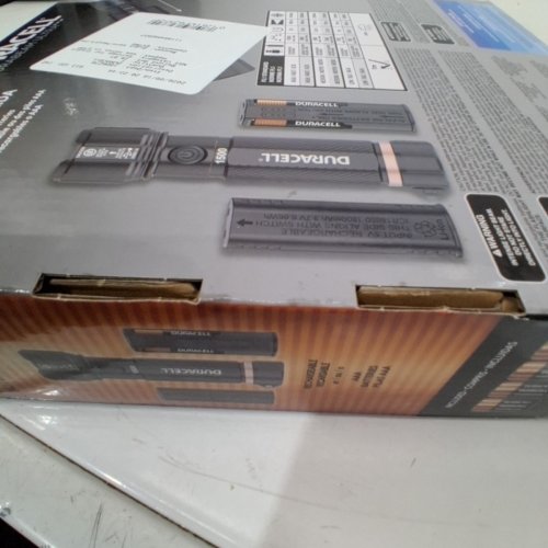 4PK DURACELL HYBRID LED FLASHLIGHTS - 1500LM - BLACK (MODEL:1806270) image 2