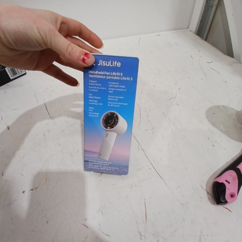 JISULIFE HANDHELD FAN - WHITE (MODEL: 6789239) image 2