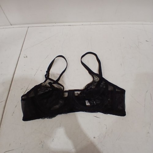WOMENS SEAMLESS LACE BRA - 36B - BLACK image 2